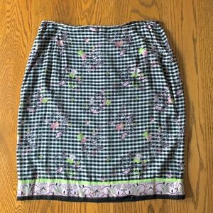 "Girlfriend by Silversilk" silk skirt, L